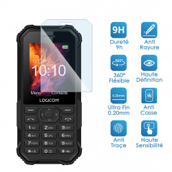 Verre Fléxible Dureté 9H pour Smartphone Logicom XTREM-40 (Pack x2)