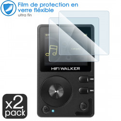 Verre Flexible Dureté 9H pour Lecteur MP3 HIFI WALKER H2 (Pack x2)