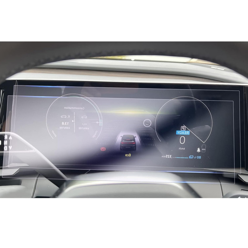 Protection d'écran pour Renault Megane E-Tech Digital Cockpit 2022 2023 12,3 Pouces (Pack x2)