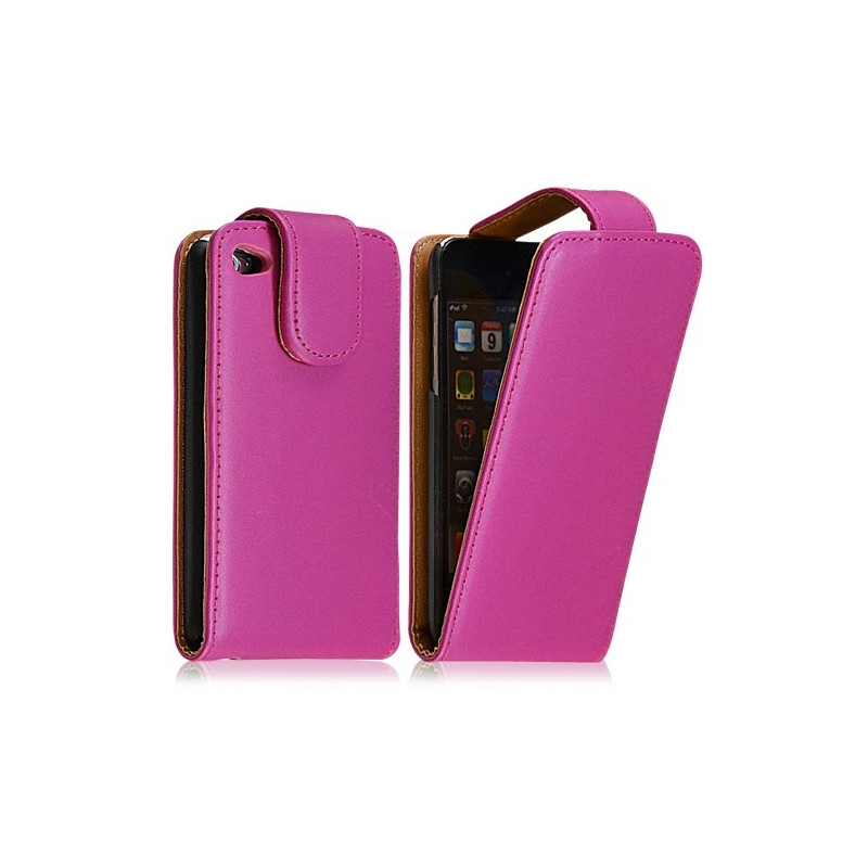 Housse coque étui pour Apple Ipod 4G couleur rose fushia + film protection écran