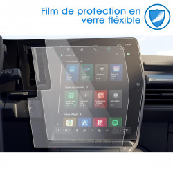 Protection d'écran pour Renault Austral E-Tech Hybrid 2023, Megane E-Tech 2022 2023 (12 pouces - Pack x2)