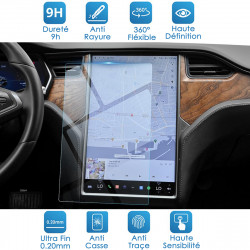 Protection d'écran pour Tesla Model X 2017-2020 / Model S 2015-2020 (17 pouces)