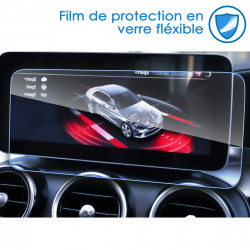 Protection d'écran pour Mercedes Benz Classe C W205 2019 2022 2023 2024 (10,25 Pouces)