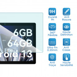Protection écran en Verre Flexible pour DUODUOGO AS8+ Tablette Tactile 10 Pouces Android 12