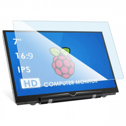 Protection en Verre Fléxible pour WIMAXIT Raspberry Pi 4 Écran Tactile, 10,1 Pouces