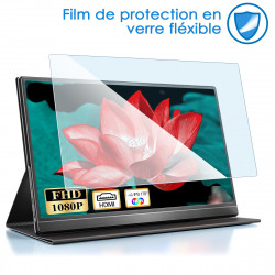 Protection en Verre Fléxible pour EVICIV Ecran Portable (18,5 Pouces)