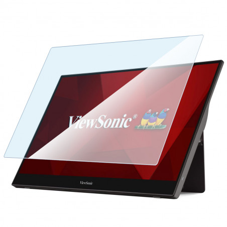 Protection en Verre Fléxible pour Viewsonic VA1655 Moniteur (15,6 pouces)