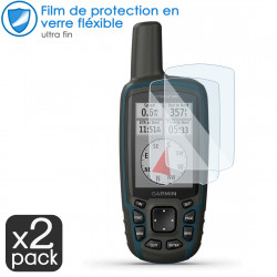 (Pack x2) Film de Protection en Verre Flexible pour Garmin - GPSMAP 65 (2.6 Pouces)