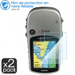 (Pack x2) Verre Fléxible Dureté 9H pour Garmin eTrex Vista HCx (2 pouces)