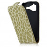 Housse étui coque style crocodile pour HTC Sensation