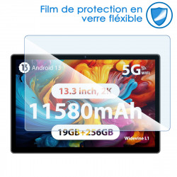 Protection écran en Verre Flexible pour PIXPEAK 2K Tablette 13,3 Pouces