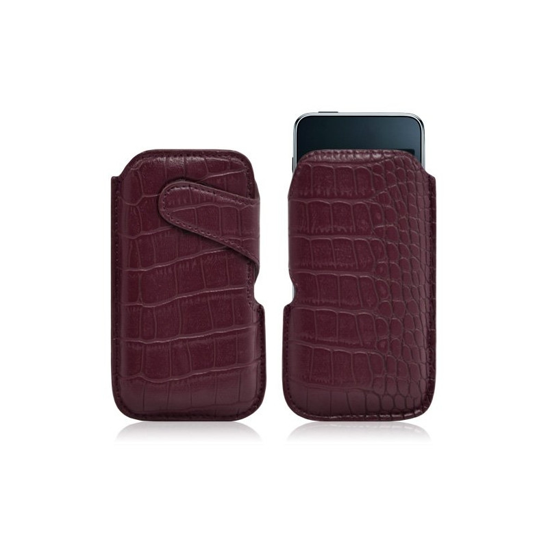 Housse coque étui pochette style croco pour Apple Ipod Touch 1G/2G/3G