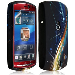 Housse Coque Étui En Gel Pour Sony Ericsson Xperia Kyno Avec Motif + Film Ecran