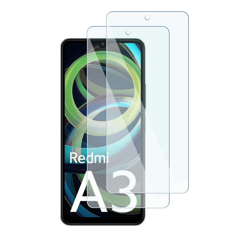 Verre Fléxible Dureté 9H pour Smartphone Xiaomi Redmi A3 (Pack x2)