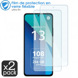 Verre Fléxible Dureté 9H pour Smartphone Xiaomi Redmi Note 13C (Pack x2)