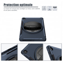 Coque Protection Intégrale Support (Noir) pour Samsung Galaxy Tab S6 Lite P615