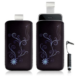 Housse coque étui pochette pour Apple Ipod Touch 1G/2G/3G/4G avec motif + stylet mini