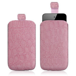 Housse coque étui pochette style croco pour Apple Ipod Touch 4G