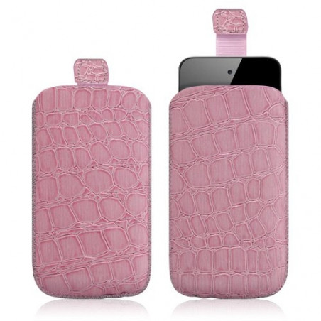 Housse coque étui pochette style croco pour Apple Ipod Touch 4G