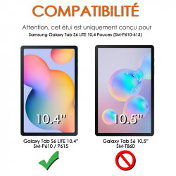 copy of Étui Housse de Protection Support Rose Fuschia pour Samsung Galaxy Tab S6 Lite 10.4 P610