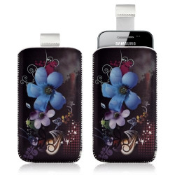 Housse coque étui pochette pour Samsung Galaxy Gio S5660 avec motif