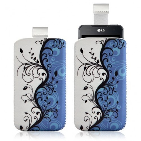 Housse coque étui pochette pour LG Optimus 2X avec motif