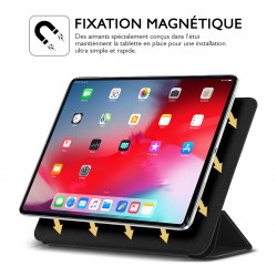 Etui Clavier Français Azerty Connexion Bluetooth pour Tablette Apple iPad Air