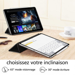 Etui Clavier Français Azerty Connexion Bluetooth pour Tablette Apple iPad Air