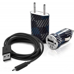 Chargeur Auto Secteur USB Motif CV04 pour Logicom : L-ITE 40