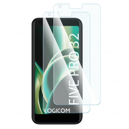 Verre Fléxible Dureté 9H pour Smartphone Logicom Five Pro 32 (Pack x2)