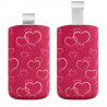 copy of Housse Etui Porte-Carte Support Universel S Couleur Rose Fushia pour Archos 45b Helium 4G