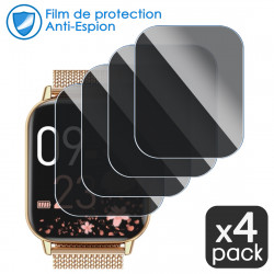 Protection Anti-Espion en Verre Fléxible pour Popglory Montre Connectée 1.85 Pouces (Pack x4)