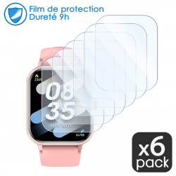 [Pack x6] Film de Protection pour Montre Connectée Haulvean (1.85 pouces)