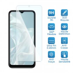 Verre Fléxible Dureté 9H pour Smartphone Logicom AERO (Pack x2)