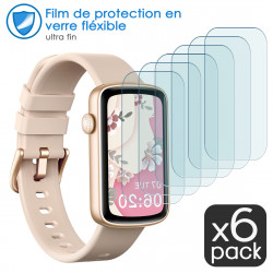 [Pack x6] Protection Écran Verre Flexible pour IMFRCHCS Montre Connectée Femme Homme (1.47 pouces)