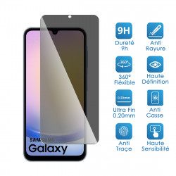 Protection Anti-Espion en Verre Fléxible pour Smartphone Samsung Galaxy A15 5G (Pack x2)