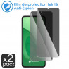 Protection Anti-Espion en Verre Fléxible pour Smartphone Motorola Moto G54 6,5" (Pack x2)