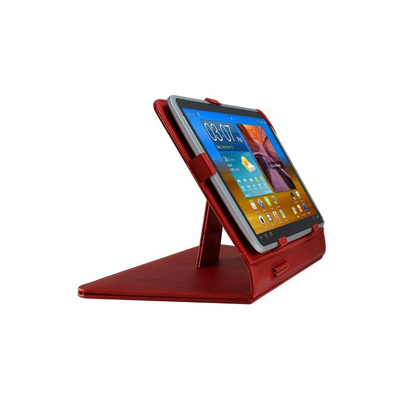 Housse Etui Universel pour Tablet PC Odys Loox (7") Couleur Rouge