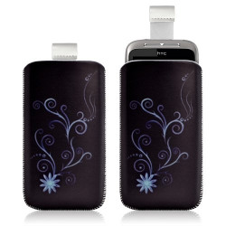 Housse coque étui pochette pour HTC Wildfire S avec motif