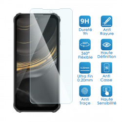 Verre Flexible Dureté 9H pour Smartphone OUKITEL WP23 Pro (Pack x2)