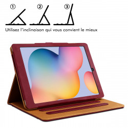 Étui Housse de Protection (R06-Bordeau) pour Tablette OSCAL Pad 50 WiFi 10 Pouces