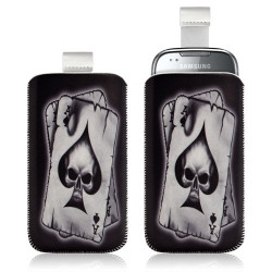 Housse coque étui pochette pour Samsung Galaxy Naos i5801 avec motif