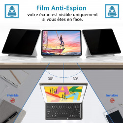 Protection Anti-Espion en Verre Fléxible pour Tablette iPad 10