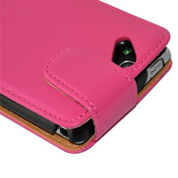 Housse coque étui rose fuchsia pour SonyEricsson Xperia Arc X12 + film protecteur d'écran