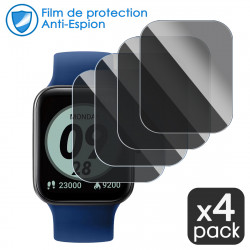 Protection Anti-Espion en Verre Fléxible pour Montre Connectée Apple Watch Series SE 2/6/SE/5/4 40mm (Pack x4)