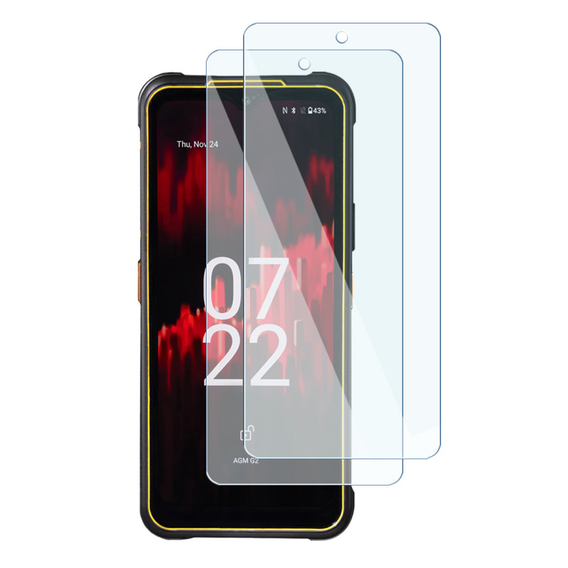 Verre Flexible Dureté 9H pour Smartphone AGM Glory Pro (Pack x2)