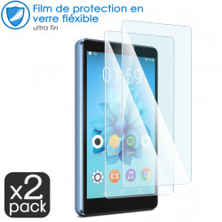 Verre Flexible Dureté 9H pour écran AGPTEK MP4 Bluetooth WiFi 16Go 4 pouces (Pack x2)