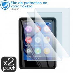 Verre Flexible Dureté 9H pour Lecteur MP3 MECHEN M3 2,4 pouces (Pack x2)