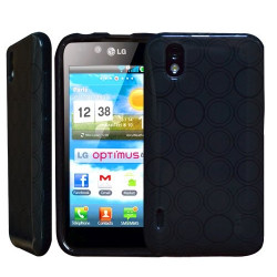 Housse étui coque en gel noir pour le LG Optimus Black