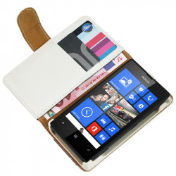 Housse Coque Etui Portefeuille pour Nokia Lumia 520 Motif HF01